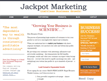 Tablet Screenshot of jackpotmarketing.com